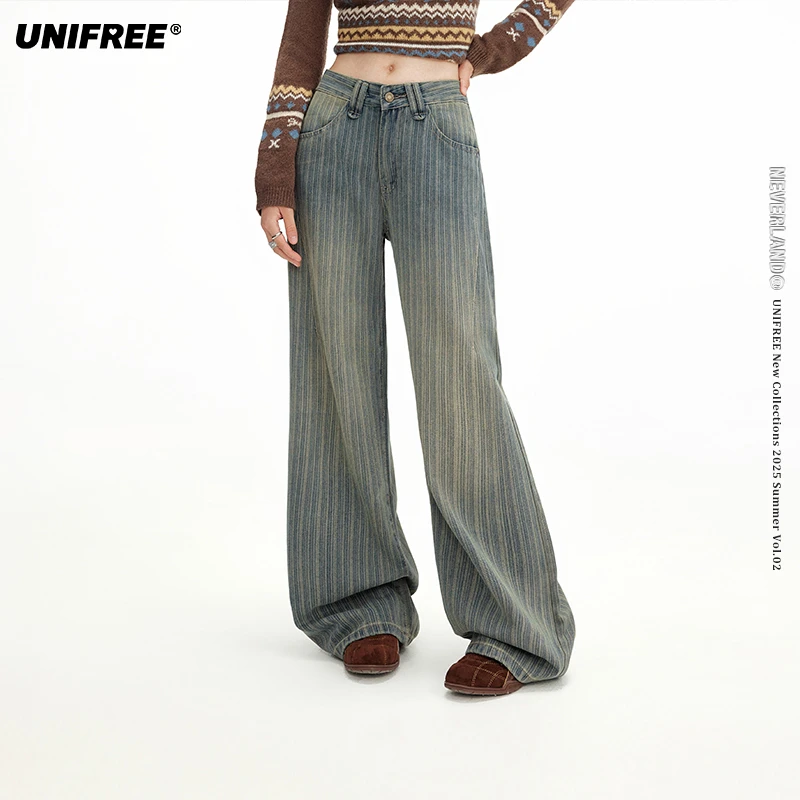 【金拐子专属】UNIFREE美式辣妹牛仔裤U253P192B1B1