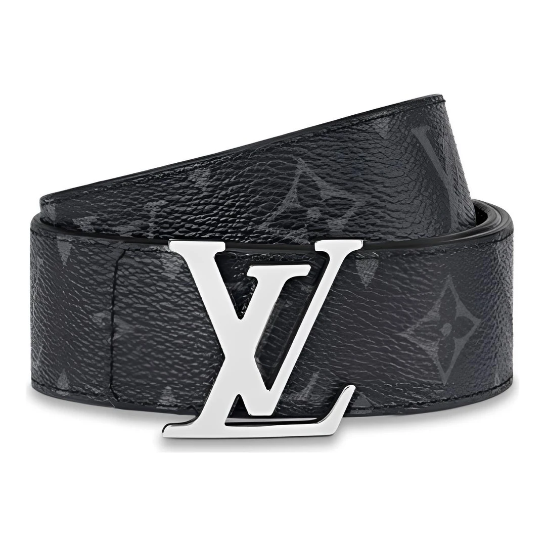 全新未使用 LouisVuitton/路易威登 满印老花双面3.5cm宽腰带皮带
