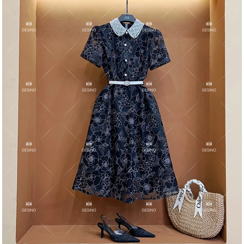 【小满】春夏丨设计师款轻奢气质显瘦女装连衣裙CX-2024218