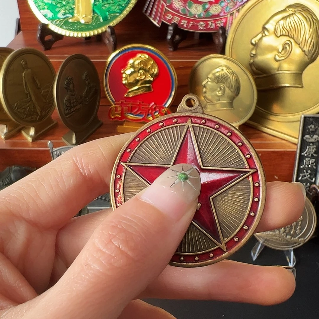 金属黄铜铜章链接
