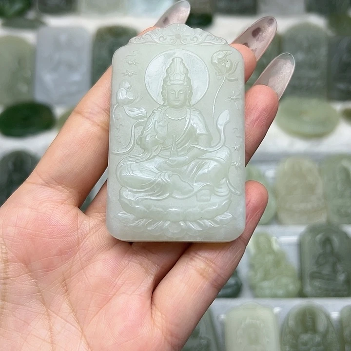 和田玉颈饰未镶嵌一****生