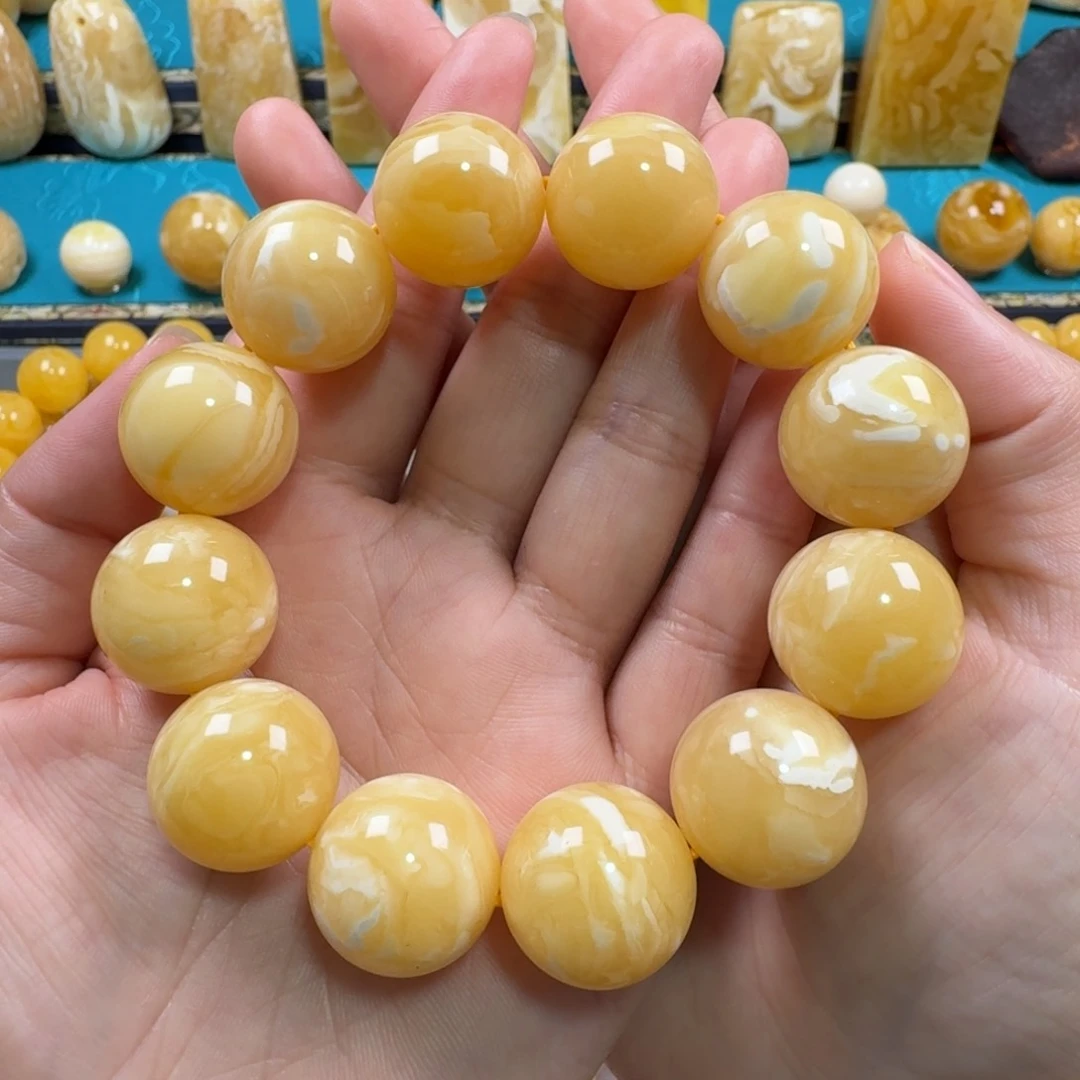 蜜蜡手链未镶嵌蜜蜡