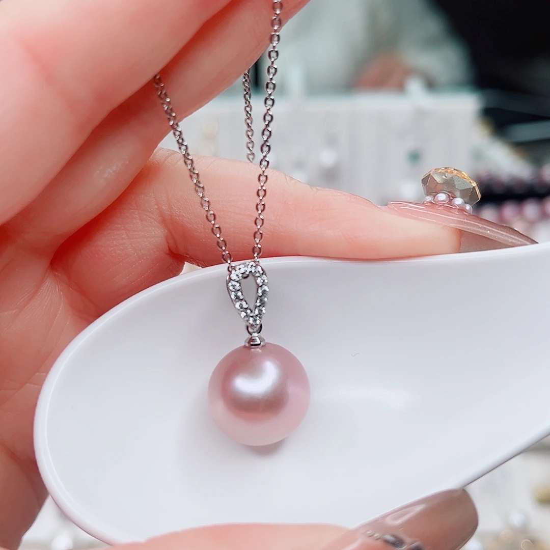 淡水珍珠吊坠(赠链)合金