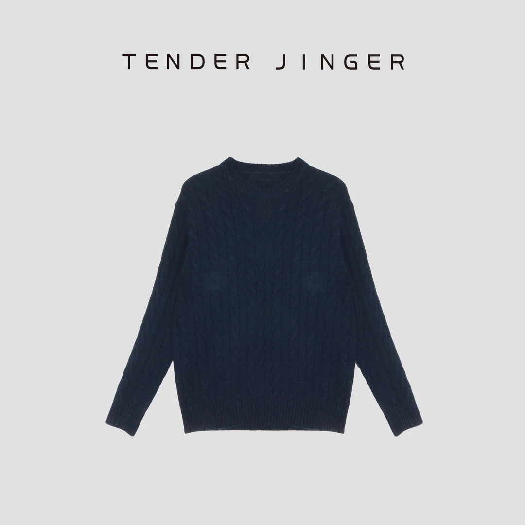 Tender Jinger【宠溺绒冬】经典绞花编结针织毛衫T53BBS41324