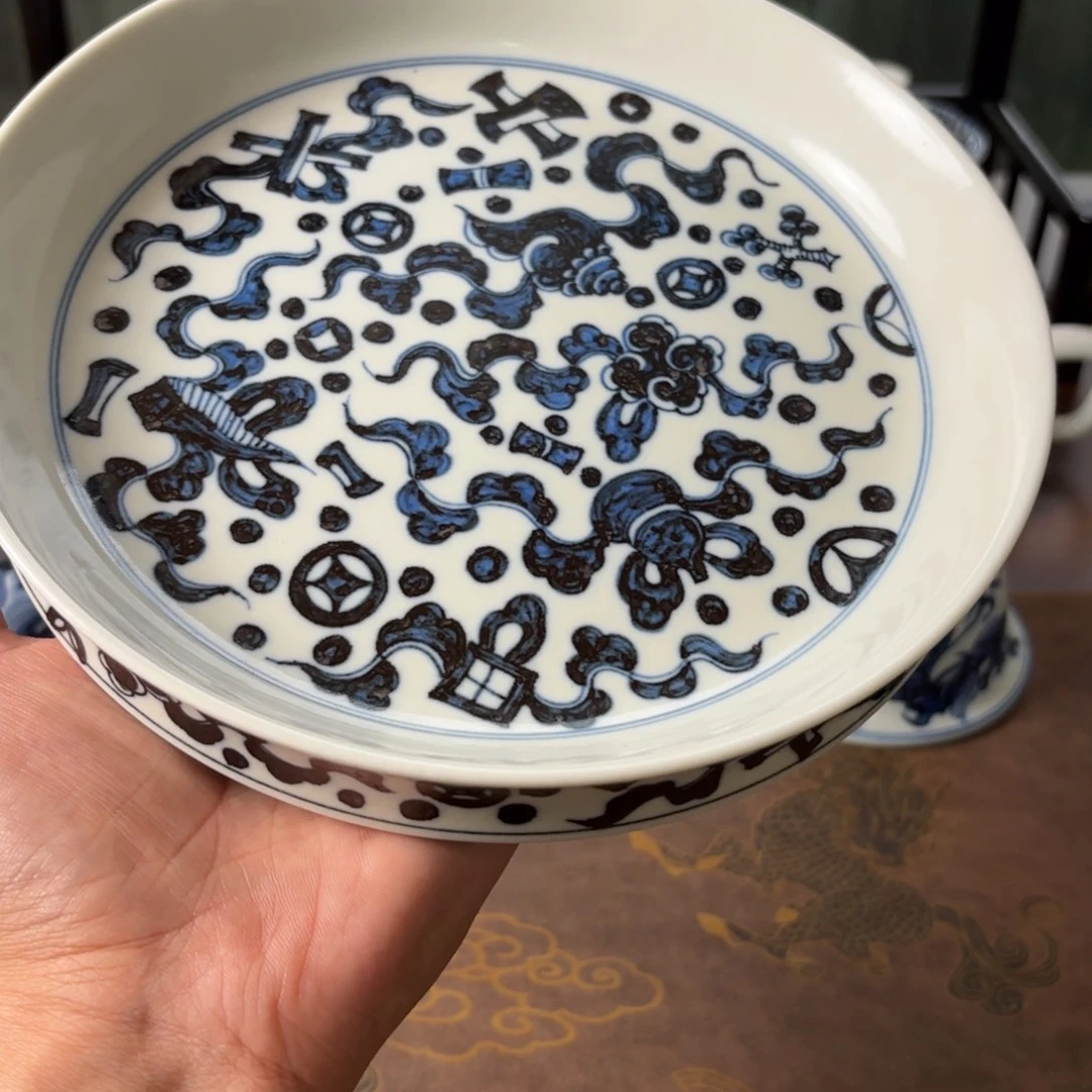 摆件景德镇手绘茶器微瑕