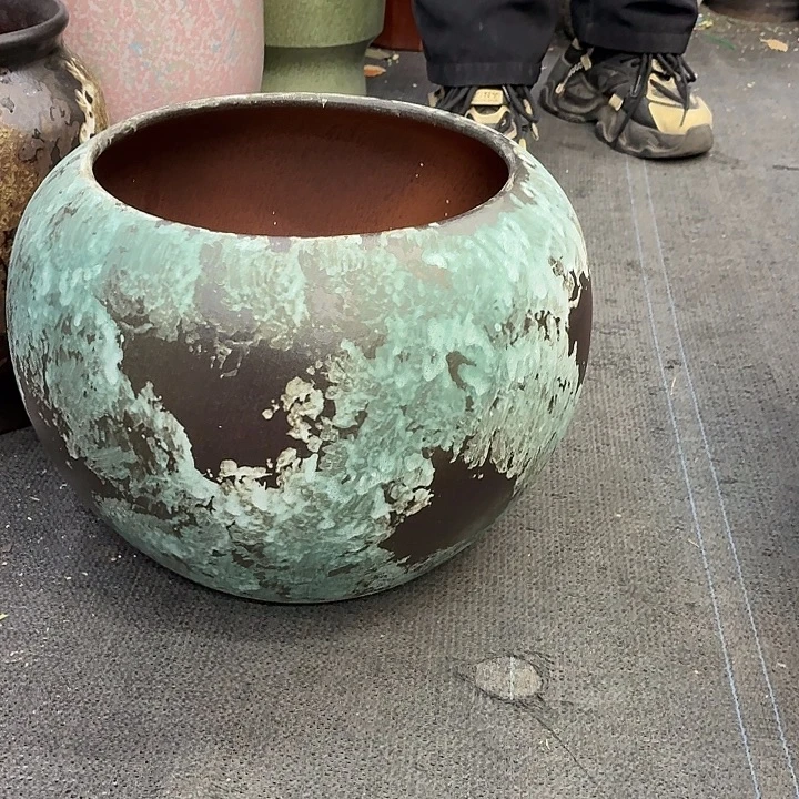 20×23 -粗陶花盆有孔-买买买
