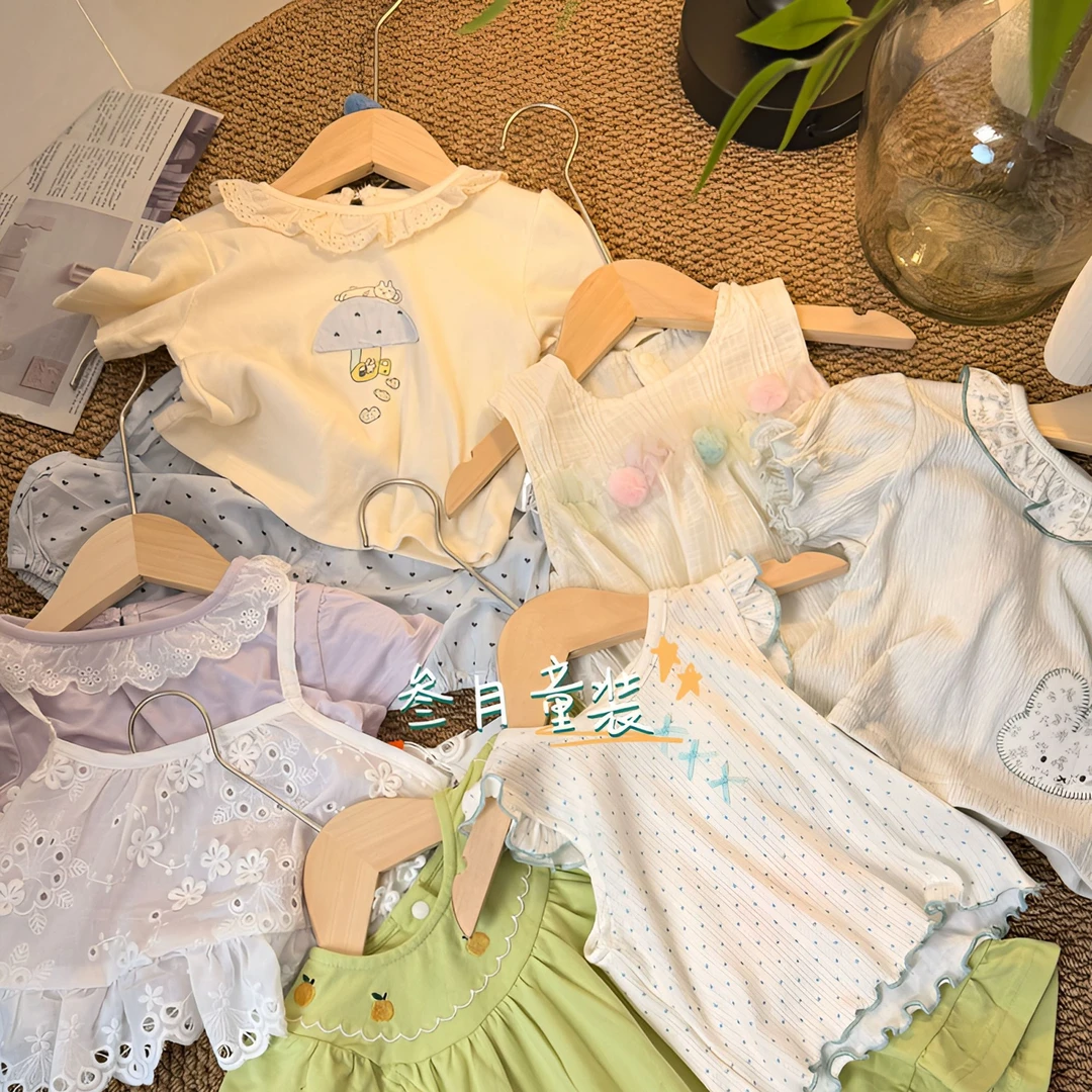 2025夏日儿童套装连衣裙