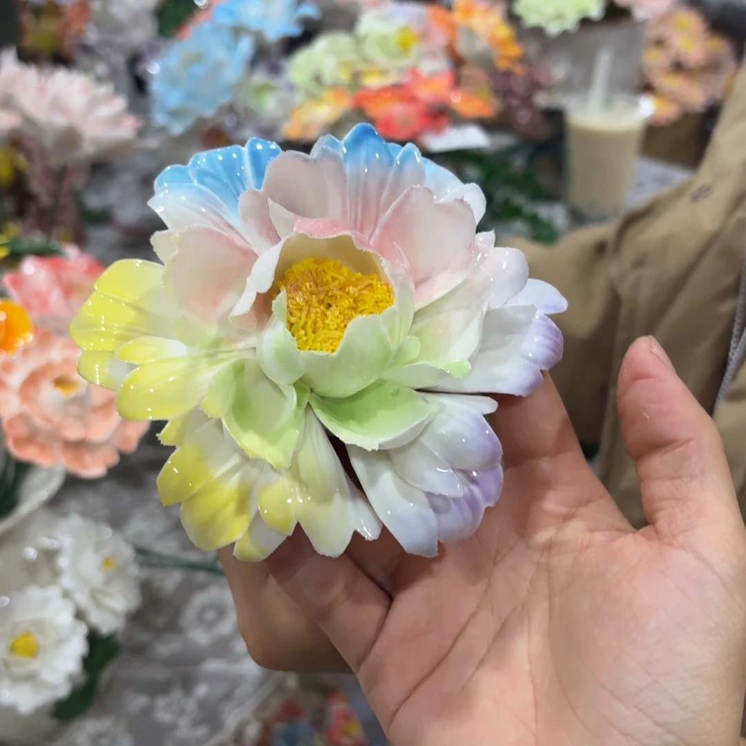 陶瓷花，拍满20发货，退款拉黑