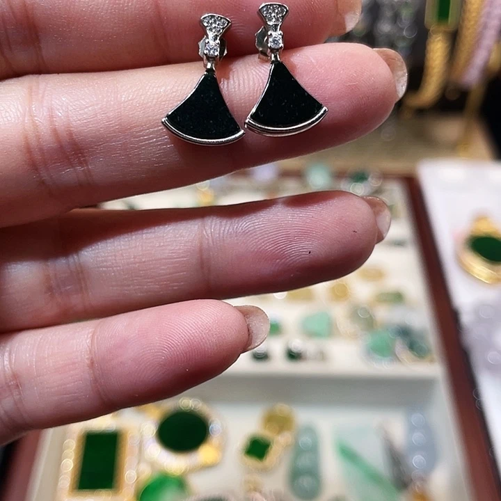 翡翠银S925镶嵌颈饰