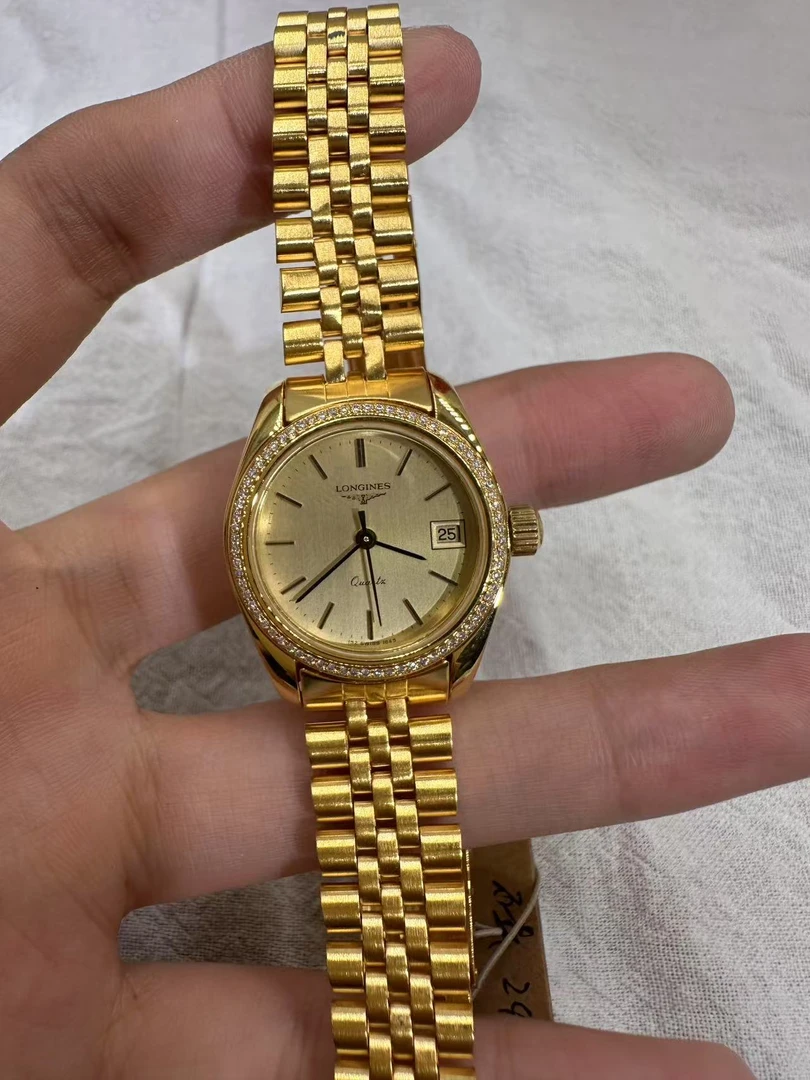 95新 Longines/浪琴 石英腕表/表径25/腕周16/256104068/yy