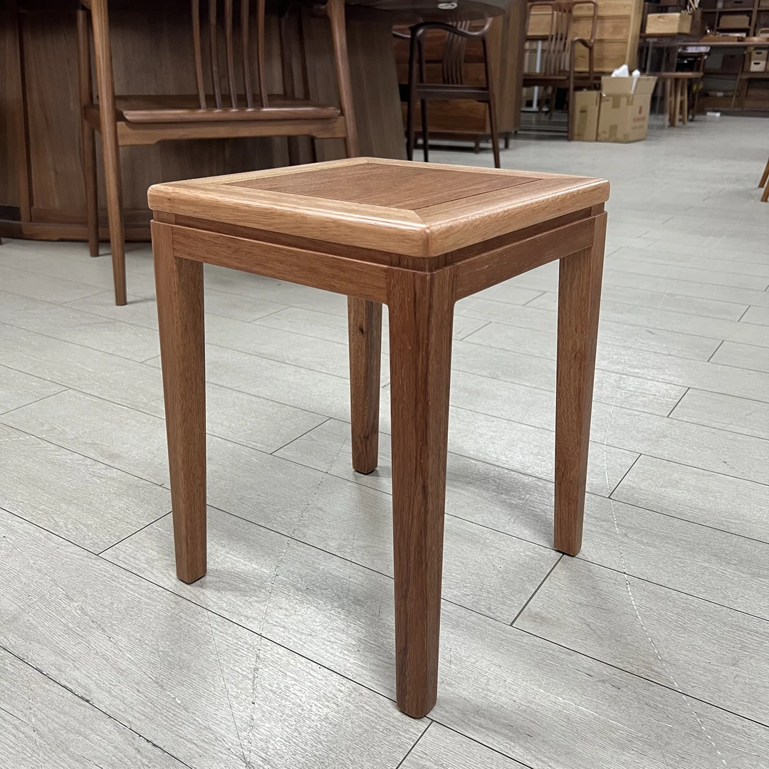 （直播福利）新品唐木四方凳32*32*45高方形实木餐椅餐凳