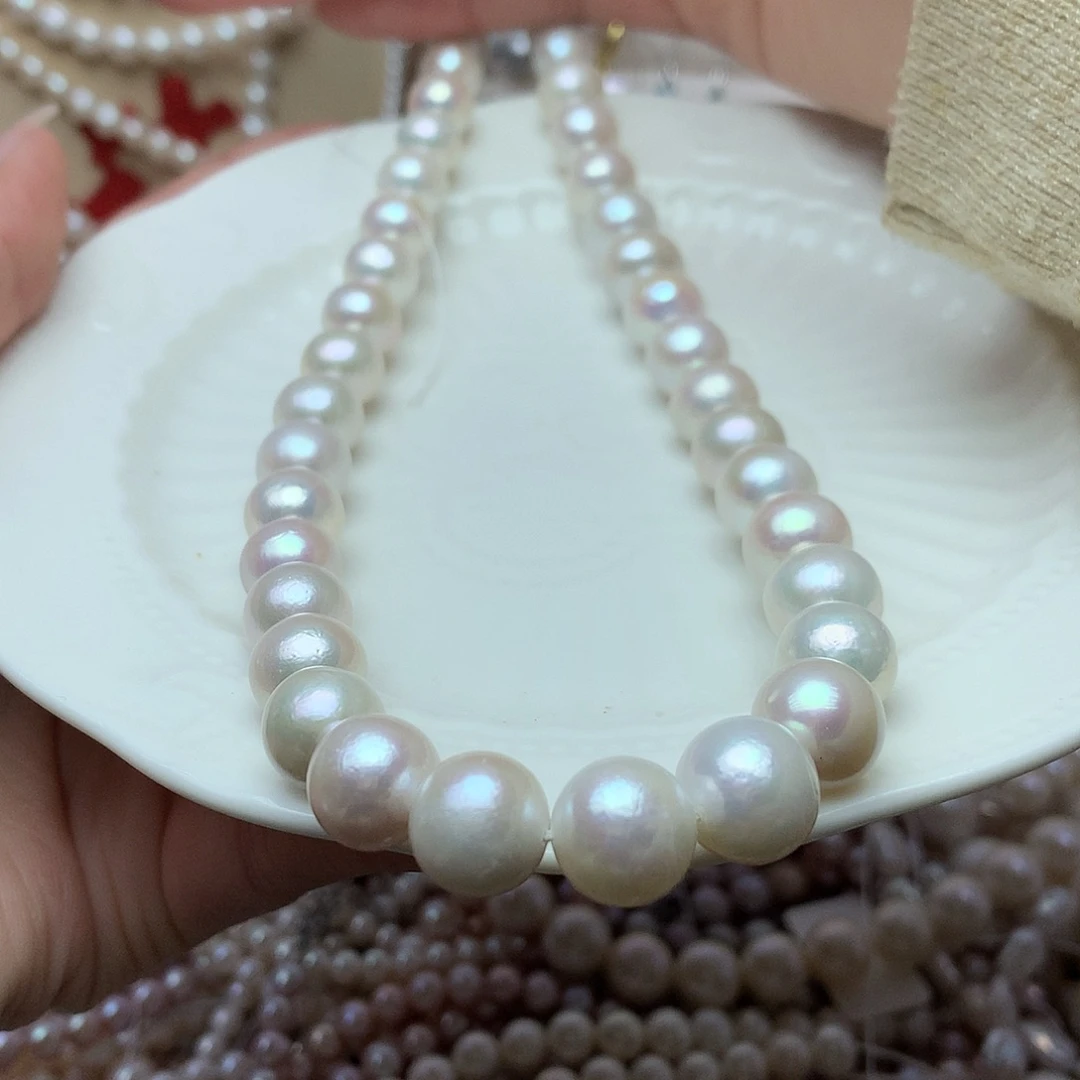 淡水珍珠项11-12未镶嵌a92项链
