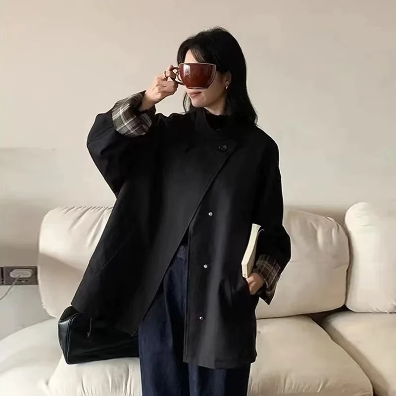 门店款 柜货 ！今日必入 韩版风衣女新款春秋季英伦风中长款女外套