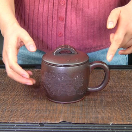 紫砂茶杯高货放漏