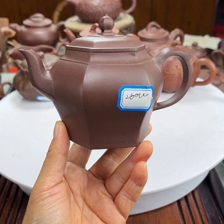 紫砂茶壶紫砂花茶