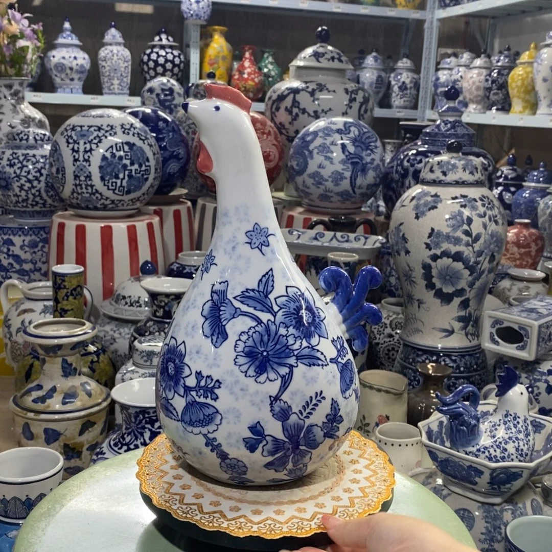 摆件公鸡摆件后摆件