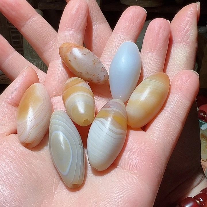 玛瑙/玉髓手链未镶嵌如*