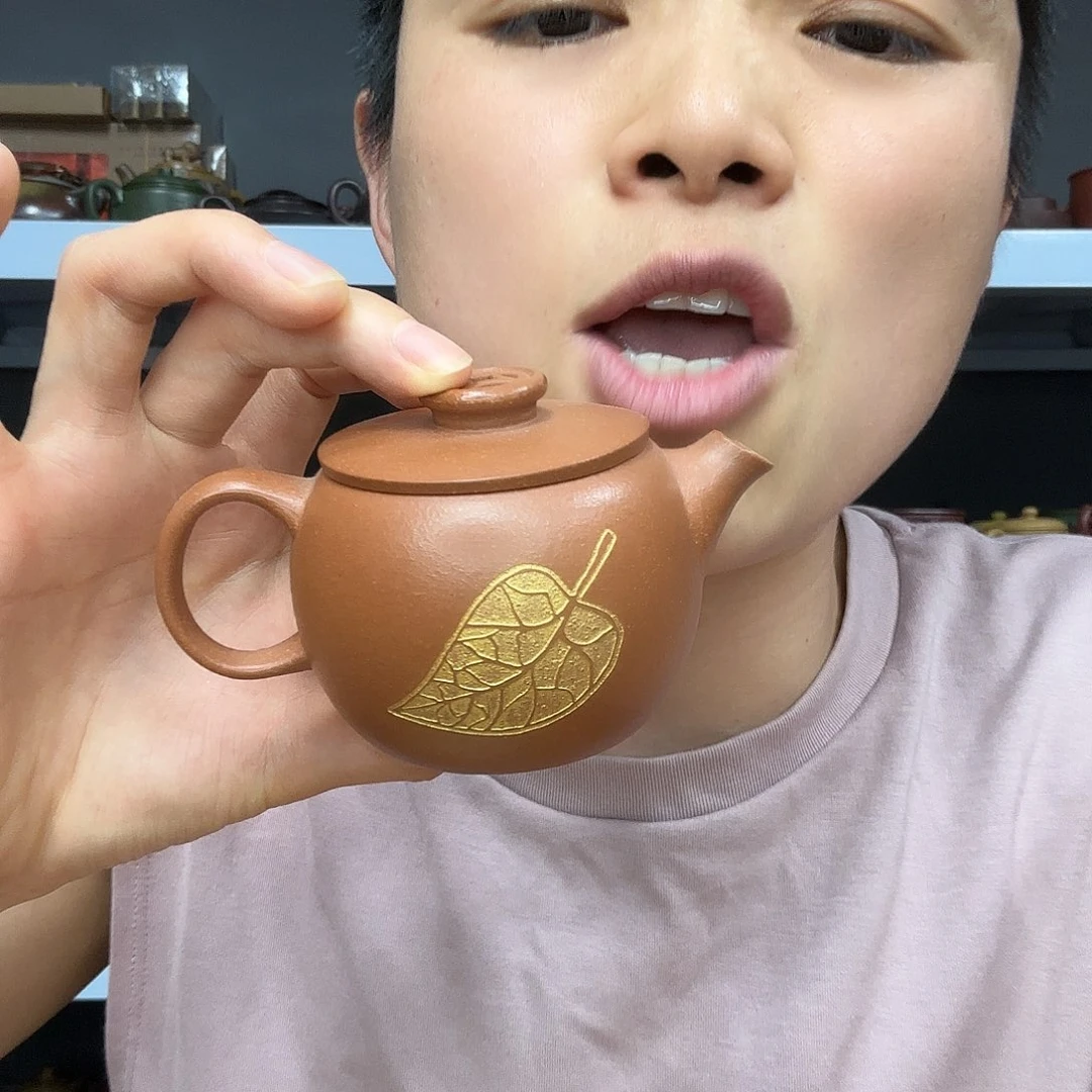 茶壶紫砂民间手艺人全手工制作