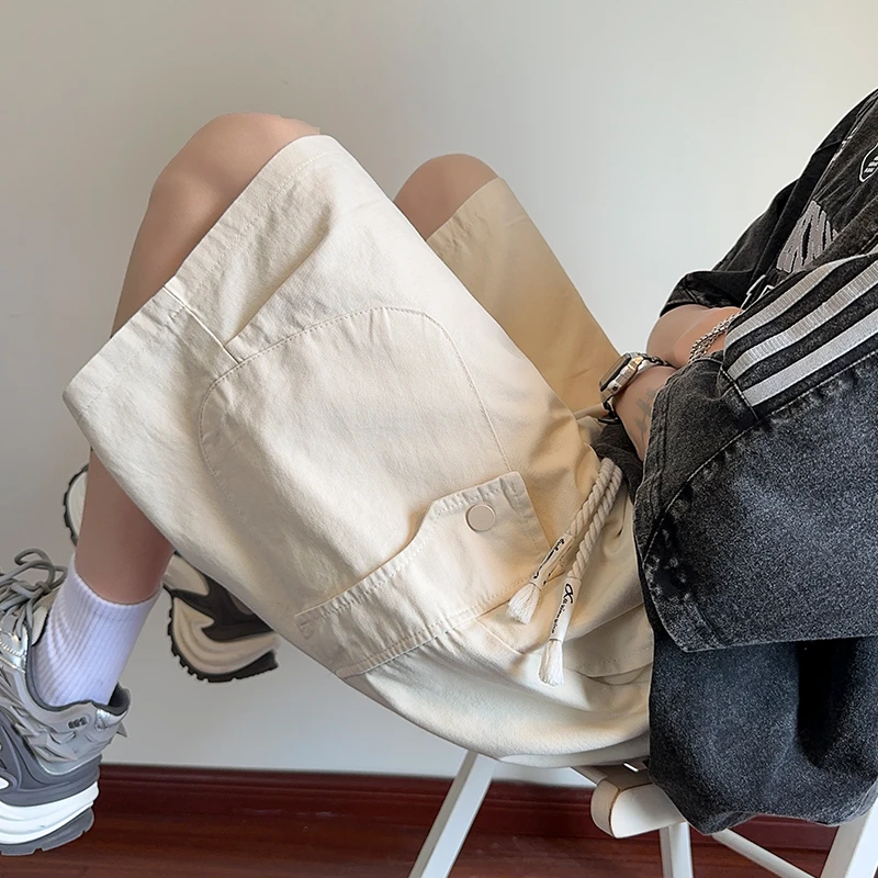 追属工装短裤男夏季休闲宽松运动五分裤子美式潮牌大口袋篮球中裤