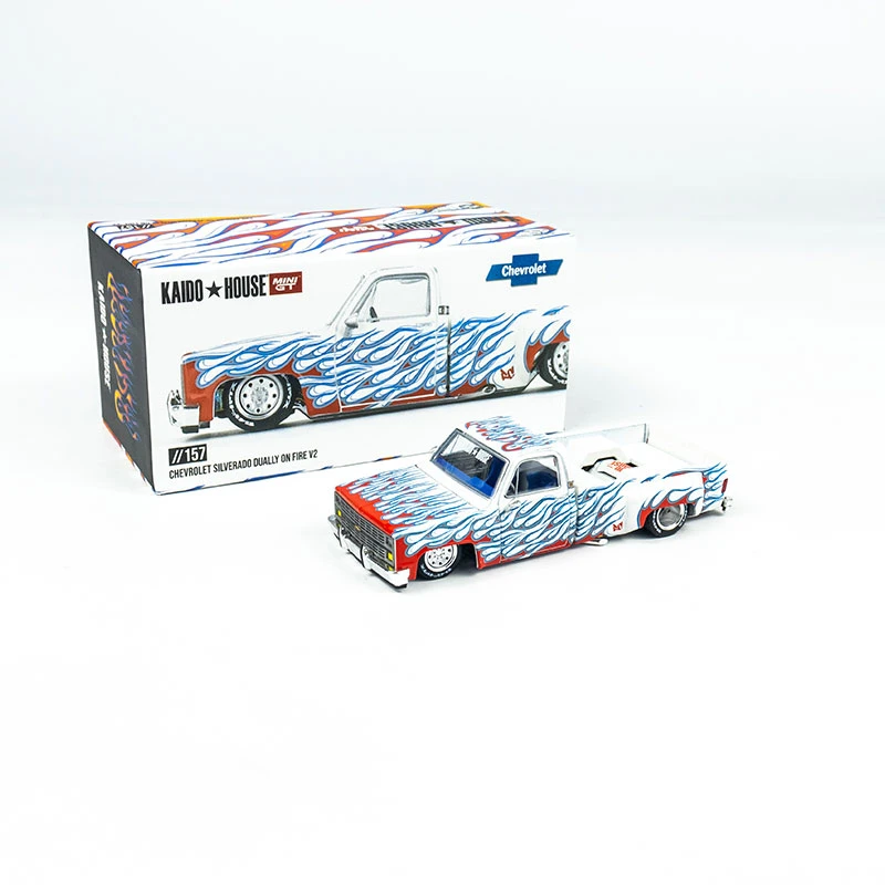 KAIDO HOUSE MINIGT车模 1:64 合金 雪佛兰皮卡 小比例汽车模型