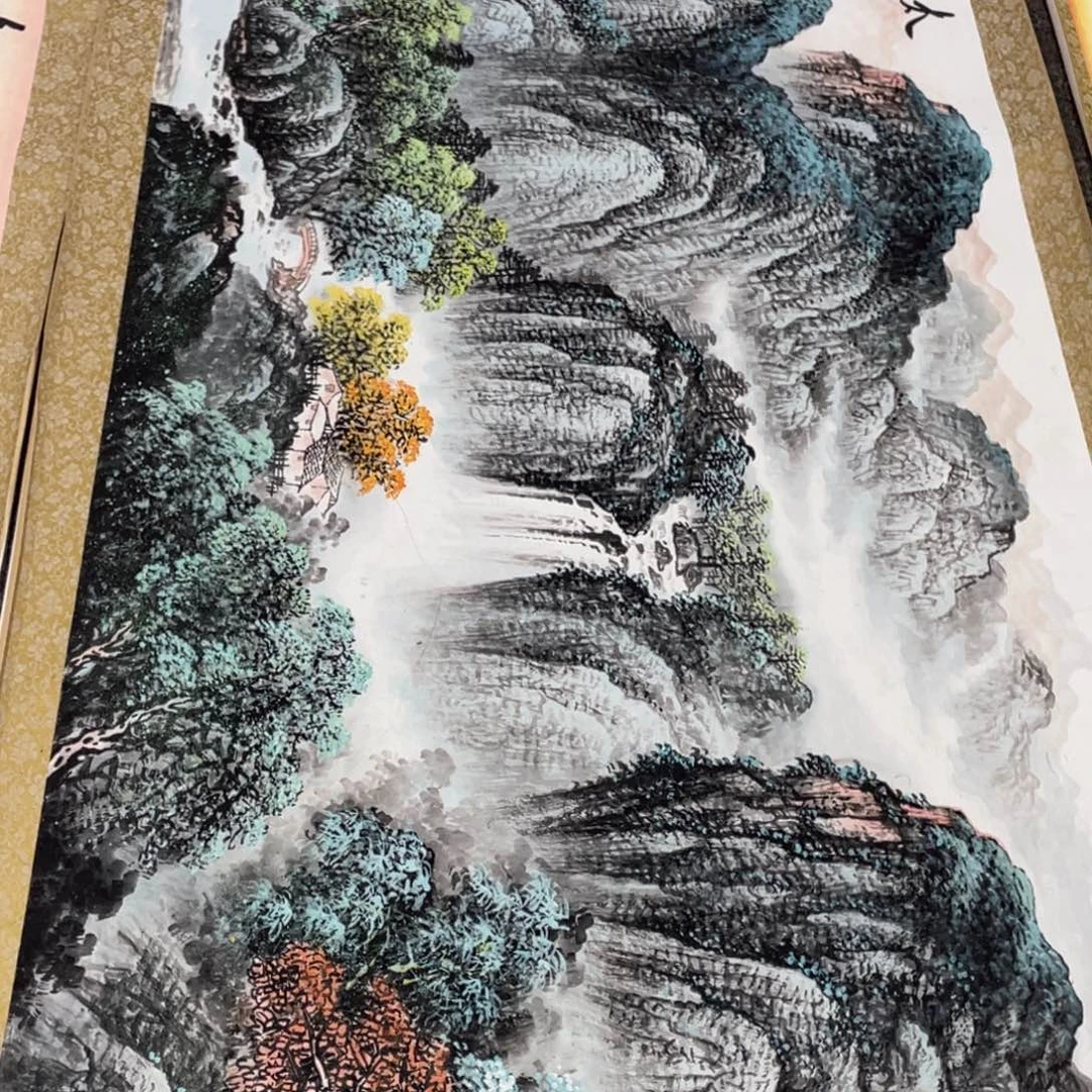 国画老师手笔手绘作品n