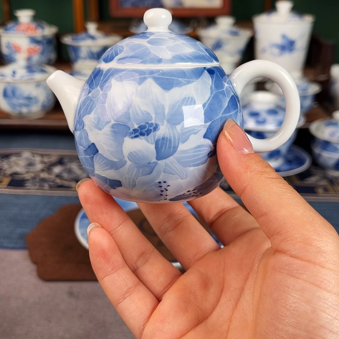 杯子荷花龙蛋壶100cc。