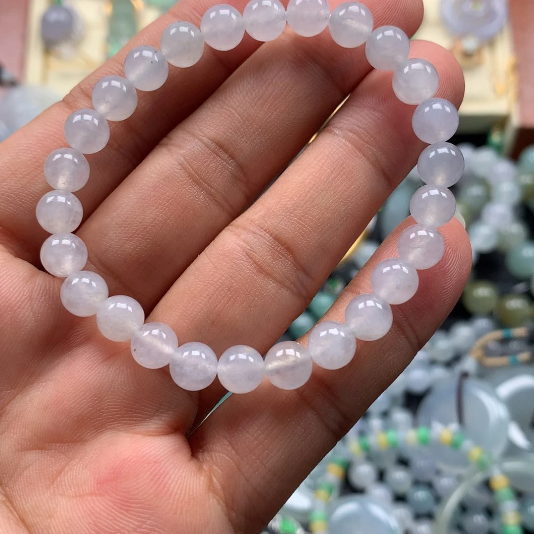 未镶嵌手链翡翠手串