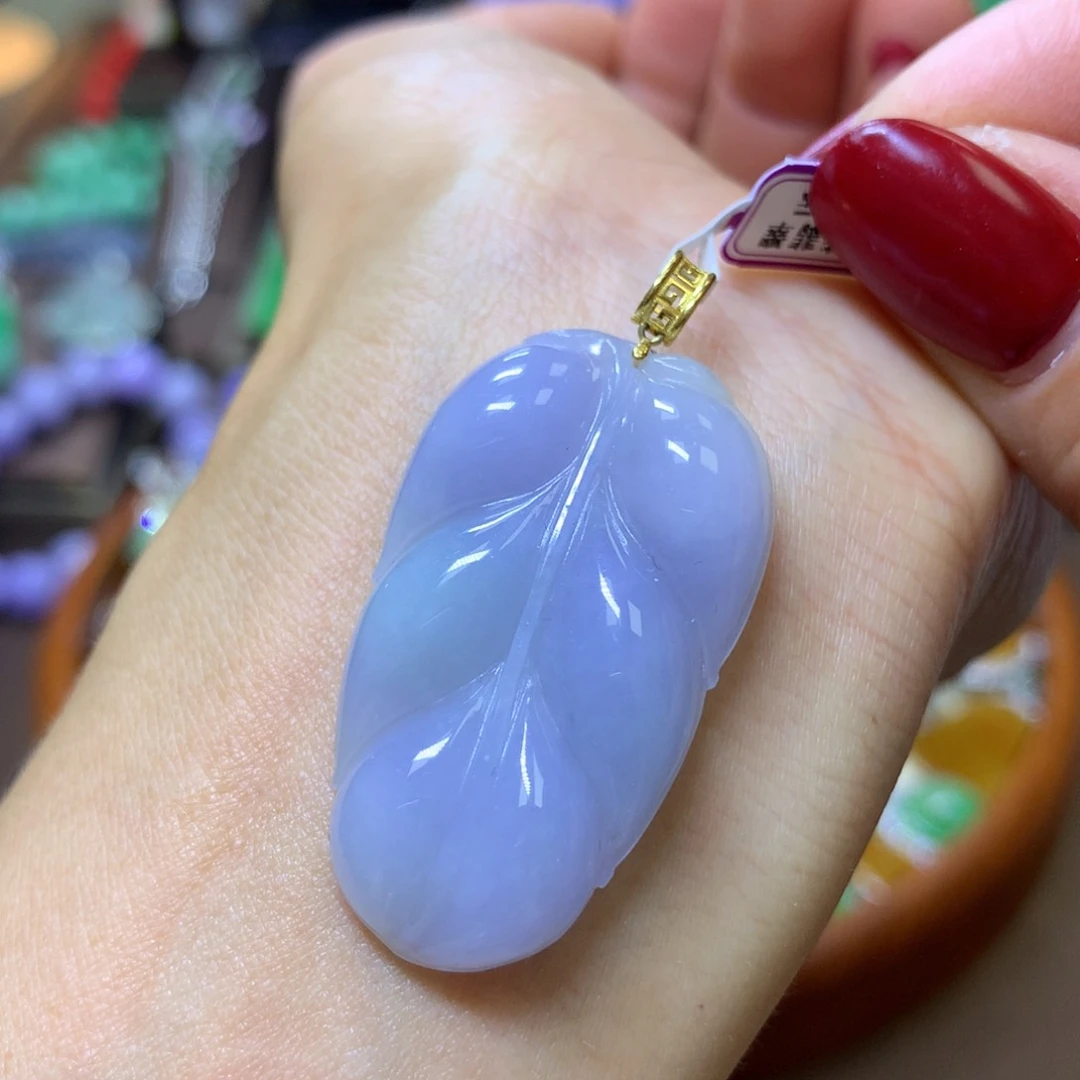 【闪购商品】翡翠颈饰18K金镶嵌翡翠
