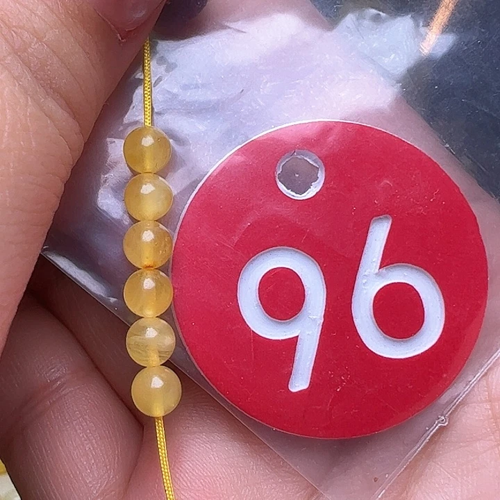 蜜蜡裸石未镶嵌天**清5m m