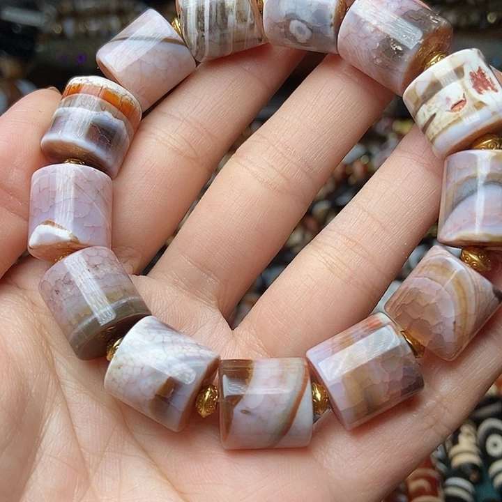 玛瑙/玉髓未镶嵌手链