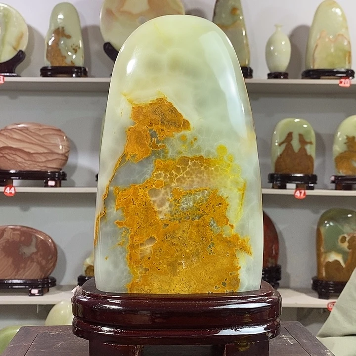 石材天然原石观赏石摆件