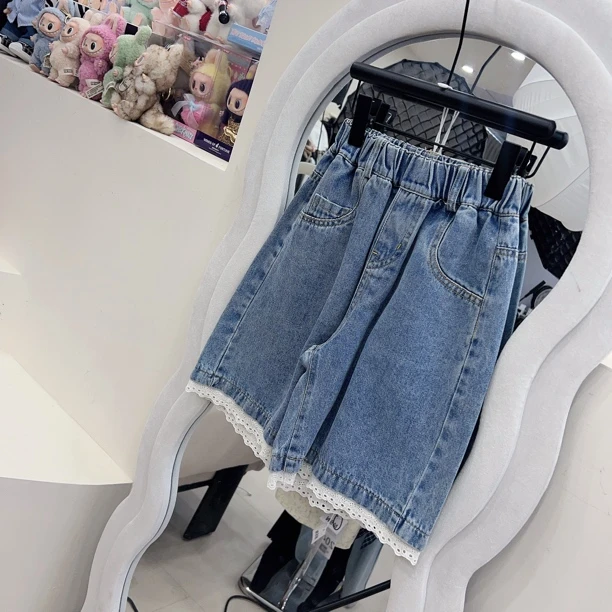 W童品，（现货）2025夏季儿童套装新款短袖两件套裤子中裤韩版1030