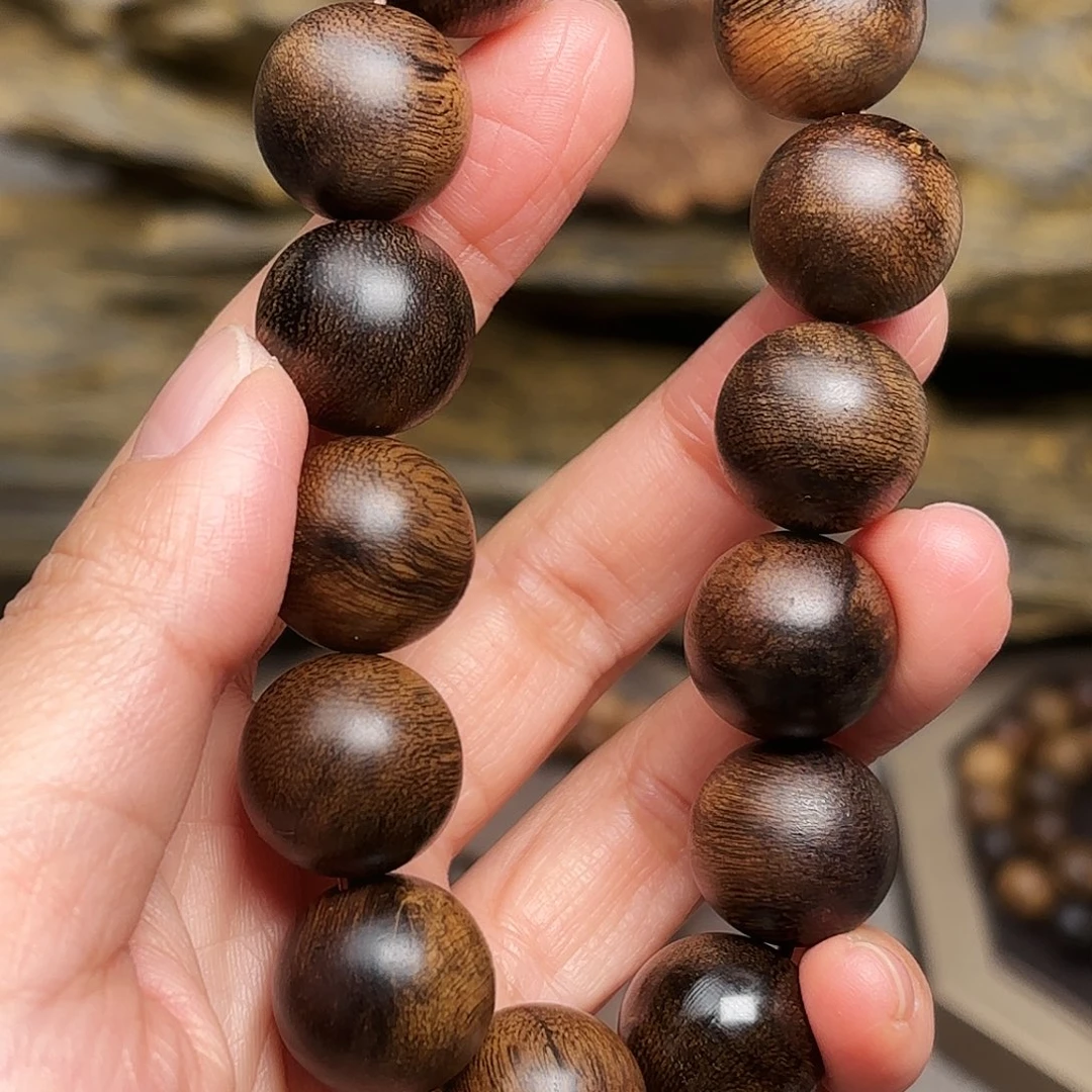 沉香手串越南芽庄瘤疤黄棋楠1.6