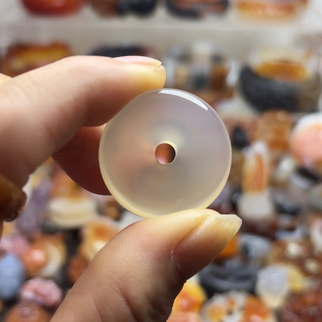 玛瑙/玉髓未镶嵌吊坠(不含链)