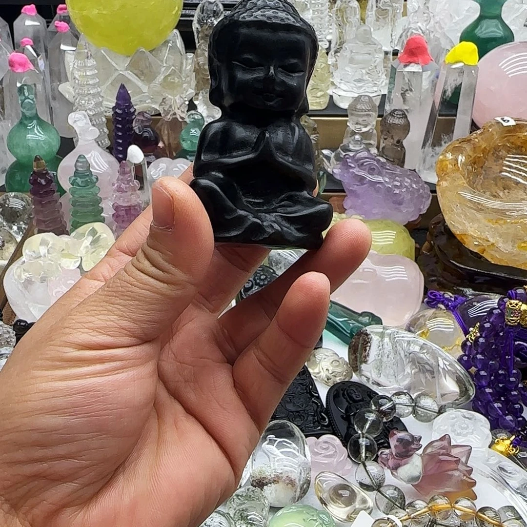 水晶未镶嵌车挂摆件
