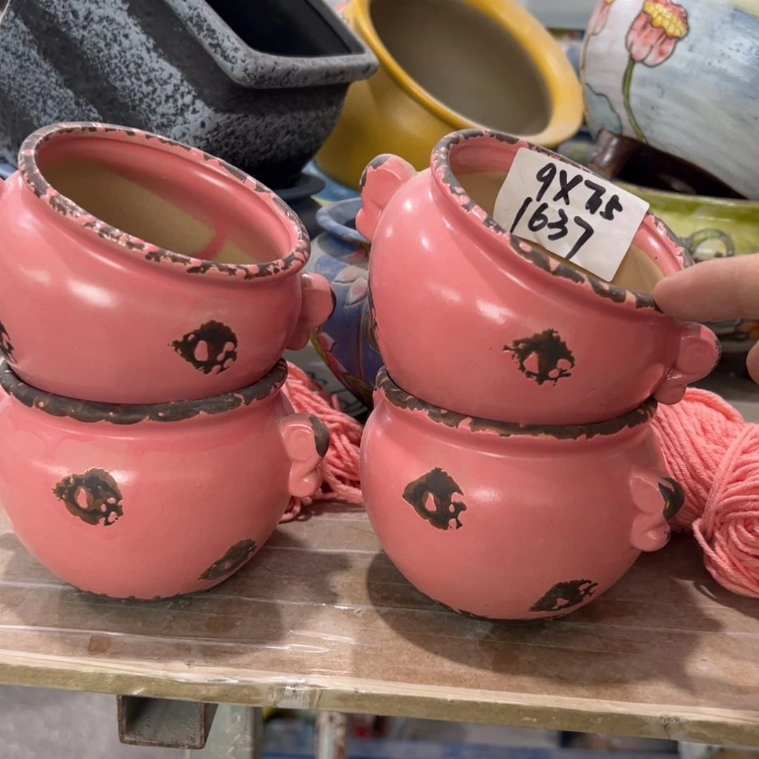 陶瓷陶瓷多肉花盆@@1637