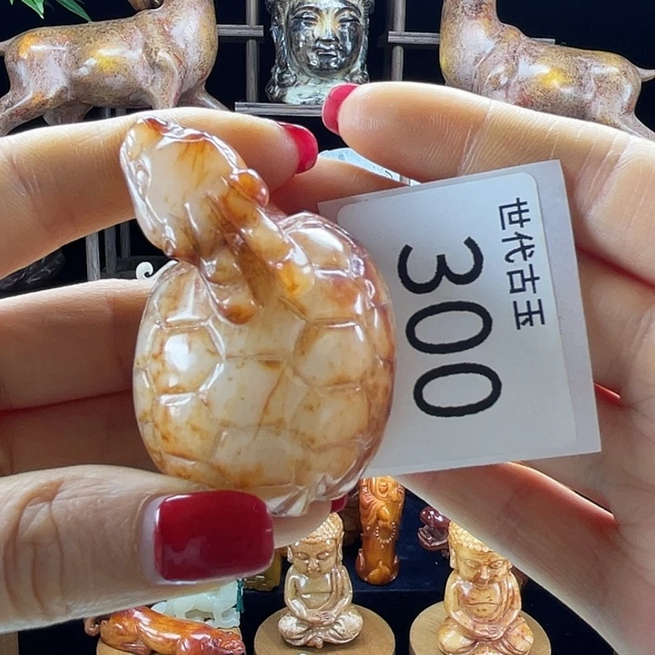 策***风和田玉未镶嵌挂件