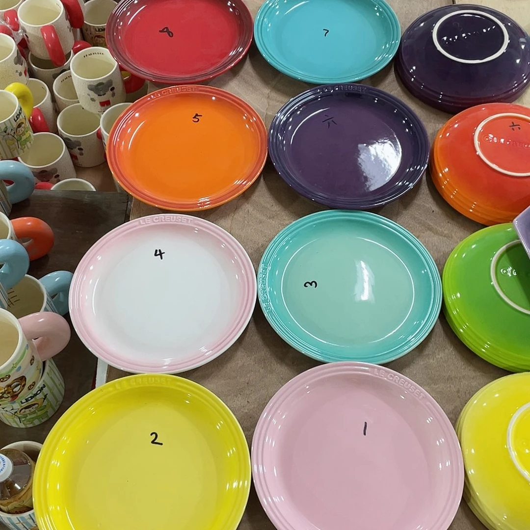 瓷微瑕陶瓷餐具家用 两个