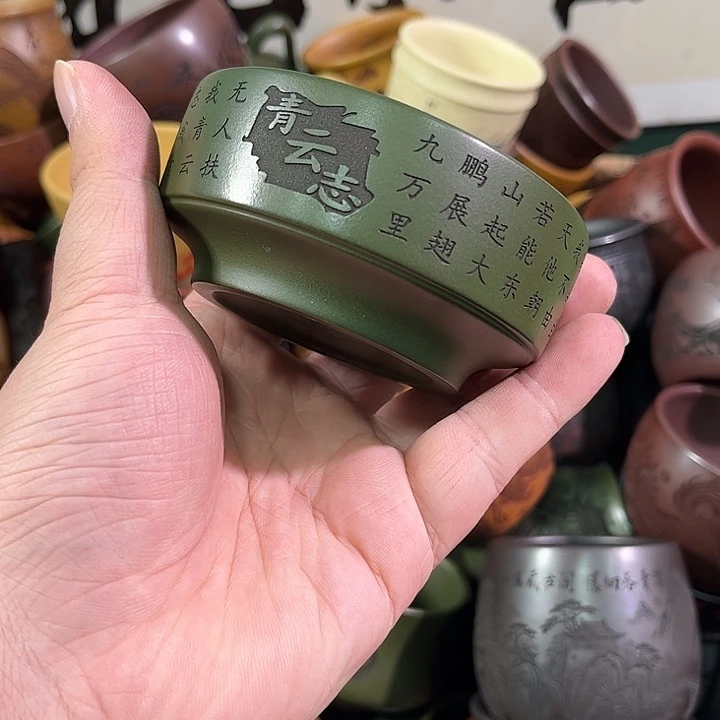 茶杯紫砂全手工紫砂主人杯