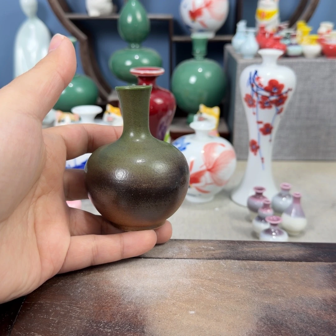 陶瓷手工小花器摆件