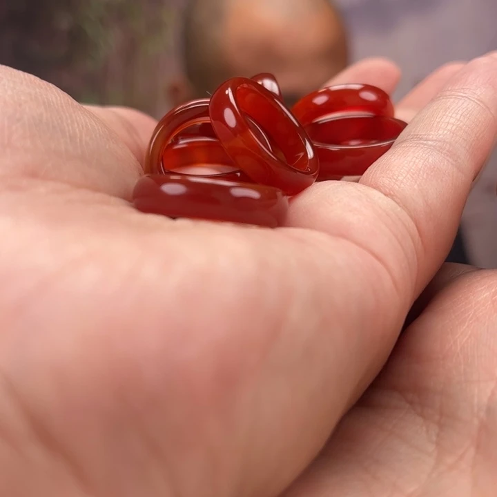 玛瑙/玉髓未镶嵌戒指