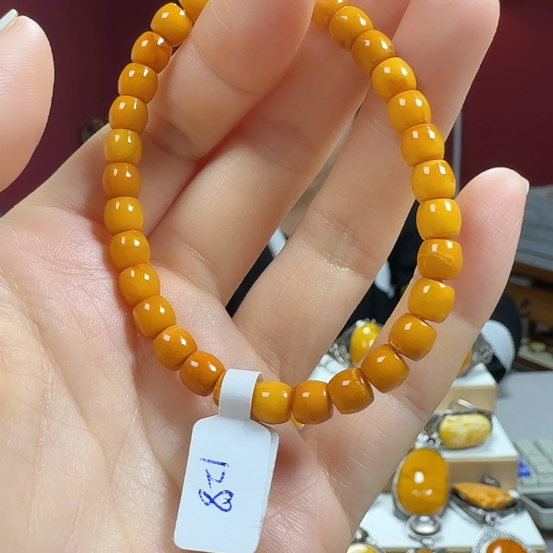 蜜蜡未镶嵌手链手串