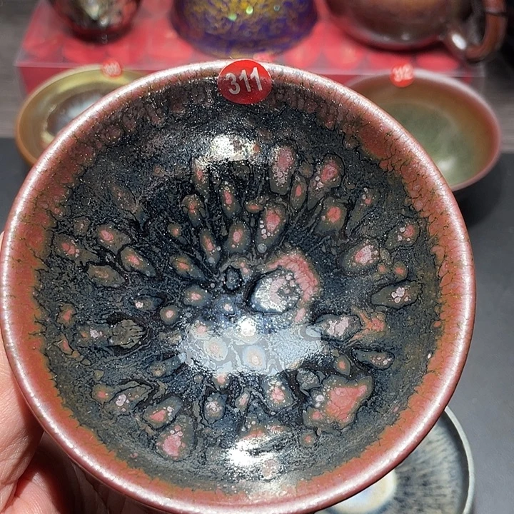 茶盏通天龙窑柴烧建盏主人杯品茗杯