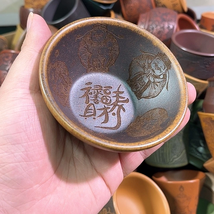 茶杯紫砂全手工紫砂主人杯