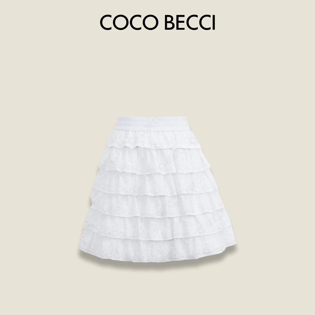 COCO BECCI【芭蕾少女】法式浪漫优雅高级百搭半裙CFLJC271075