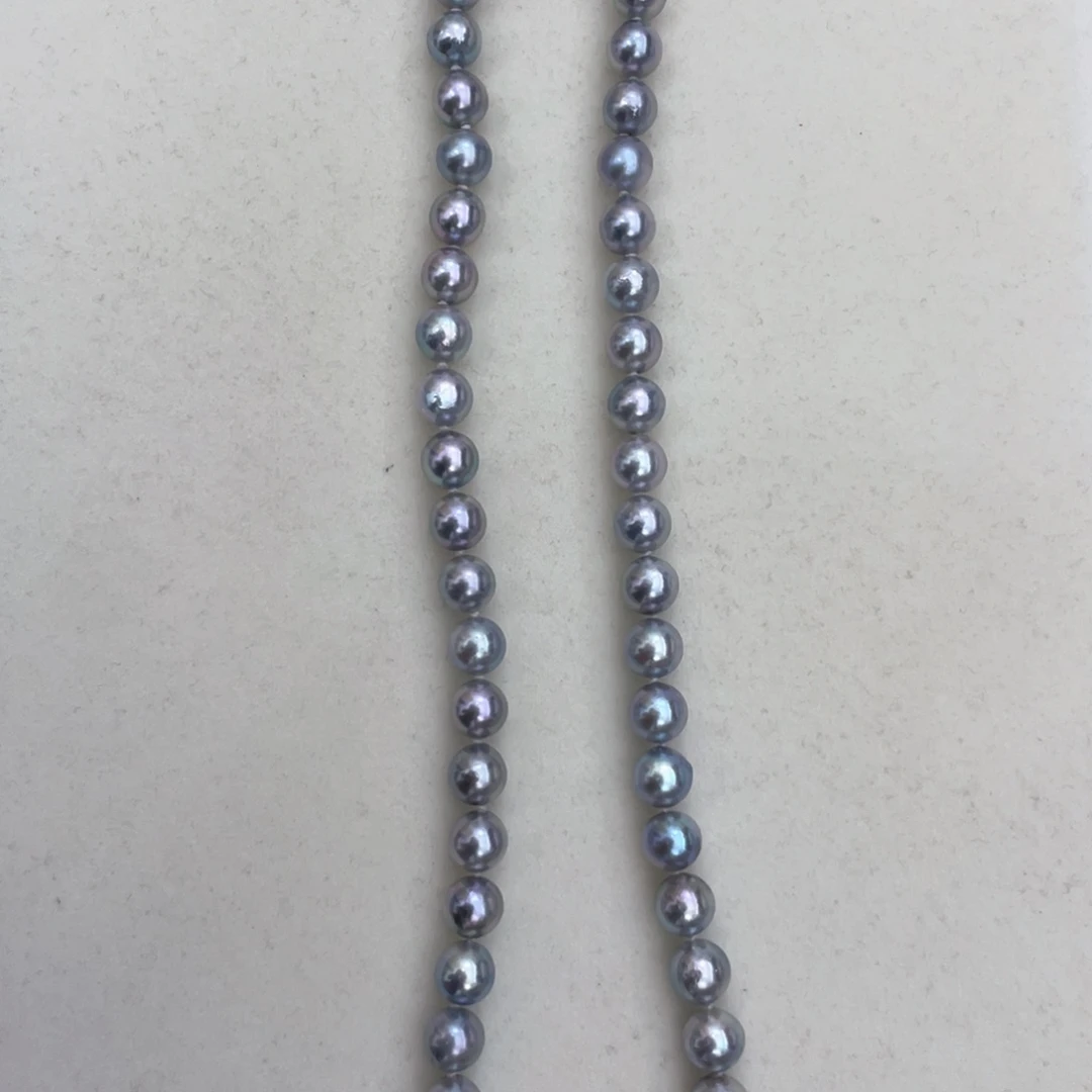 海水珍珠真多麻项链不退不换未镶嵌