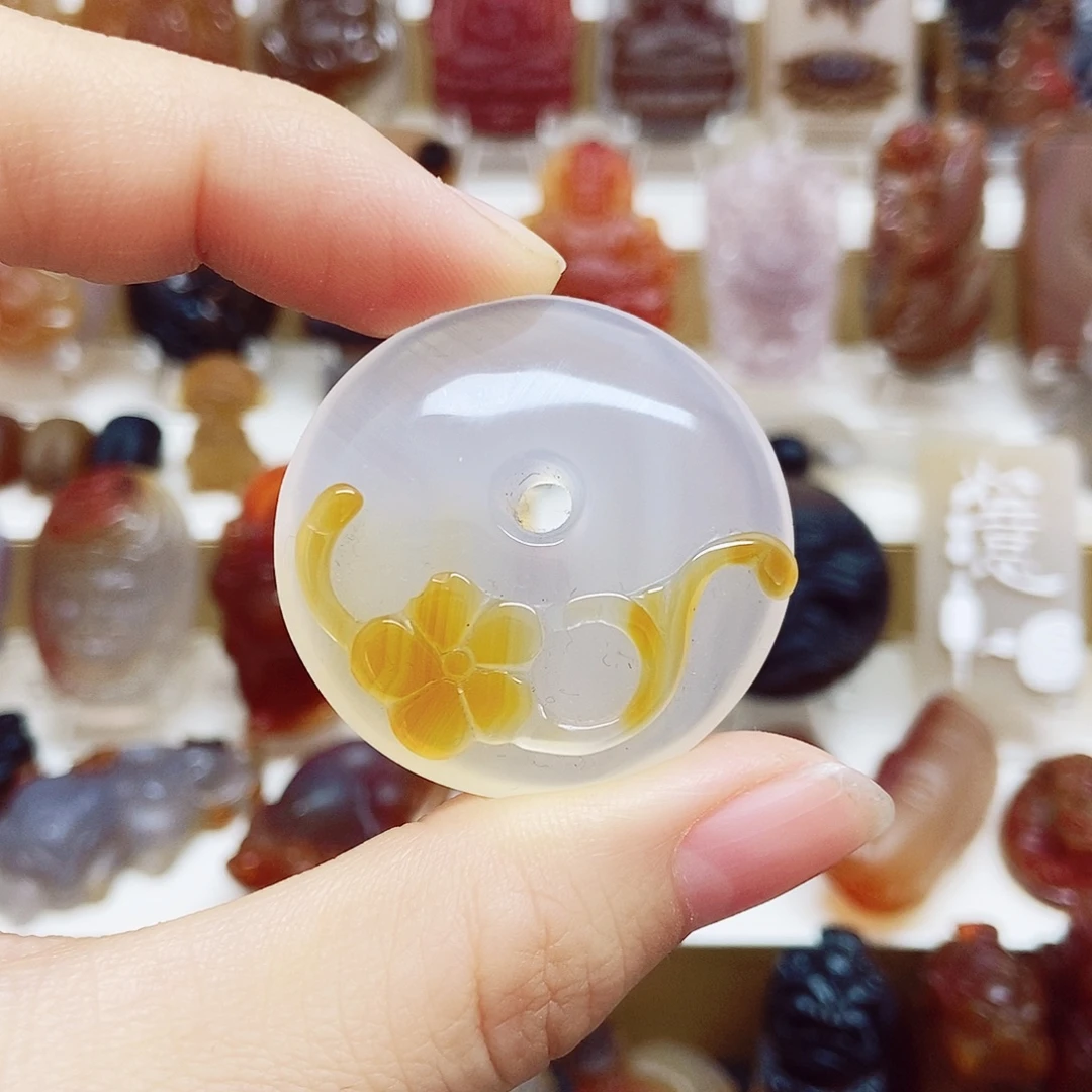 玛瑙/玉髓未镶嵌颈饰