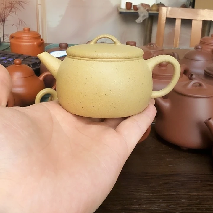 紫砂茶壶健健康康快快乐乐