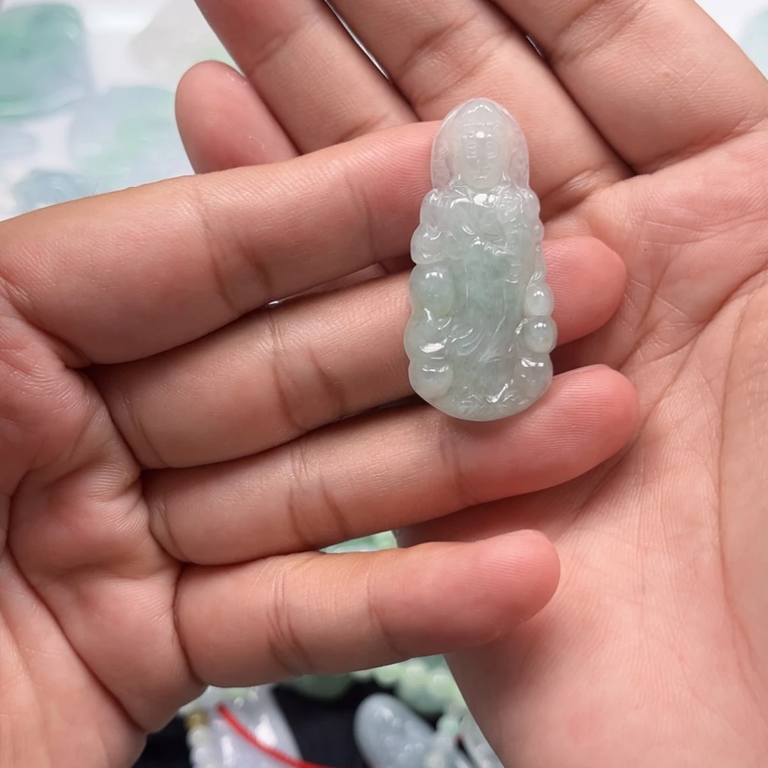 翡翠未镶嵌颈饰天然翡翠A货