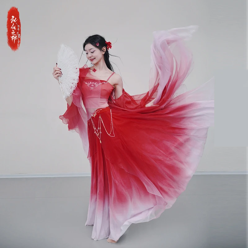 【琉璃海棠】礼仪之邦古典舞服装古风国风演出服飘逸仙气汉服花神
